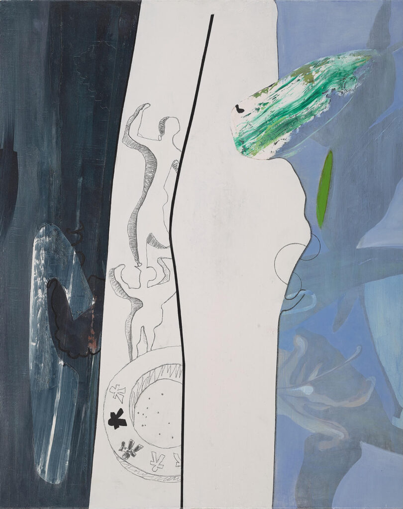 Insider, 2021, 100x80cm, Öl auf Leinwand