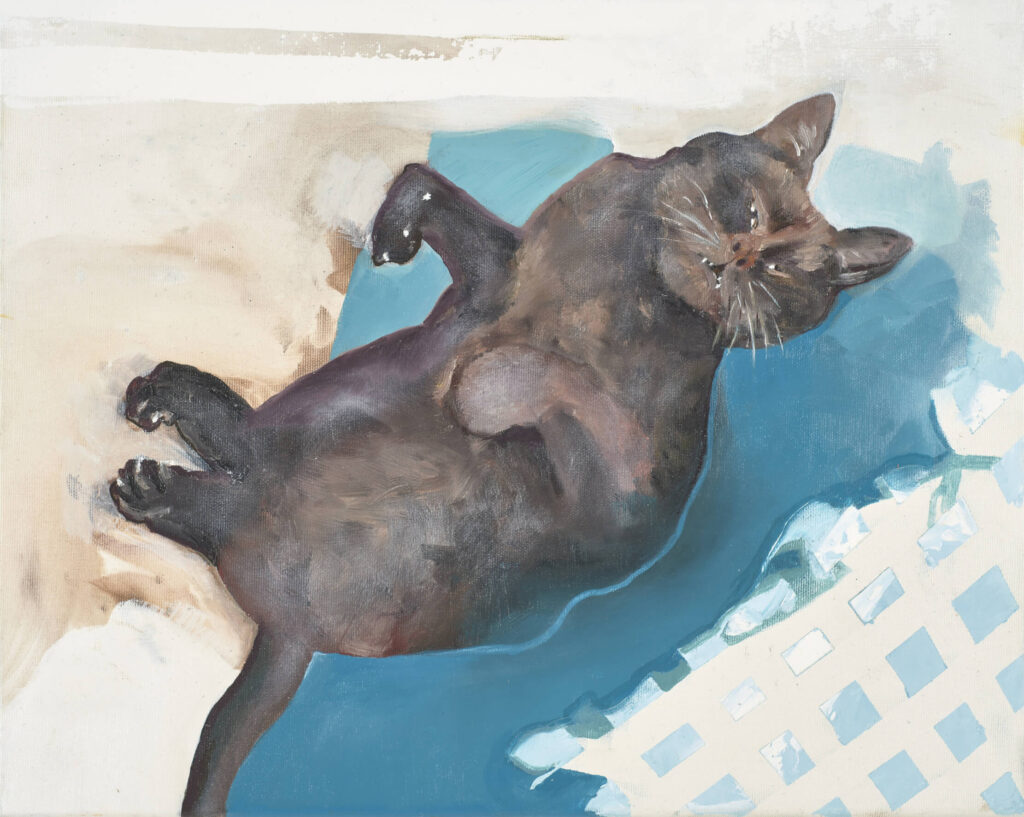 Panthos Adamsky III, 2023, 40x50cm, Öl auf Leinwand