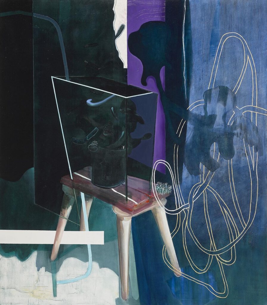 räumlich getrennte Brauchtumsgebiete, 2021, 155x135cm, Öl auf Leinwand